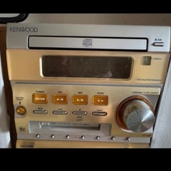 差し上げます! 0円　KENWOODミニコンポの画像