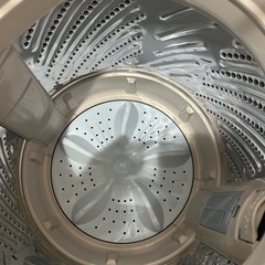 3ヶ月保証ハイセンス2024年製ガラストップ全自動洗濯機の画像