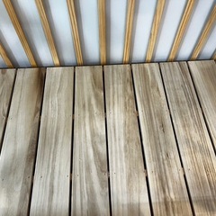 KATOJI ハイシートベビーベッド　使用感ありの画像