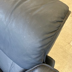 K2508-168 1人掛けソファ ブルーグレー② キズ汚れ有りの画像