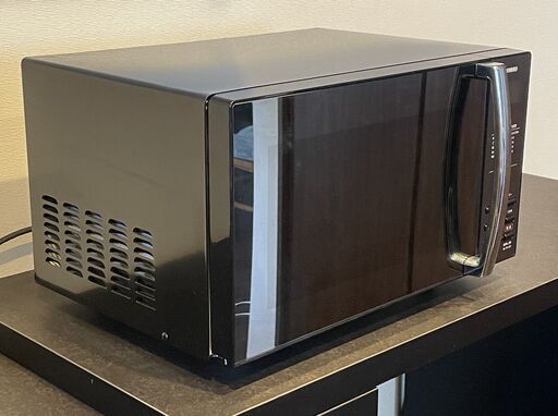 【ツインバード 電子レンジ】ミラーガラス フラット ブラック DR-D269B おしゃれ