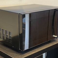 【ツインバード 電子レンジ】ミラーガラス フラット ブラック DR-D269B おしゃれの画像
