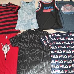 夏物12点セット POLO RALPH LAUREN STUSSY FILA New Balance Champion グリコ Tシャツ ハーフパンツ タンクトップ ラルフローレン ステューシー フィラ チャンピオン ペプシ 総柄 サガラワッペン 刺繍 プリント ボーダー タイダイ アジアンテイストの画像
