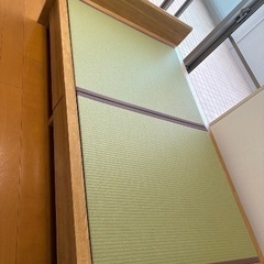 ニトリ　セミダブル　畳ベッド　美品の画像