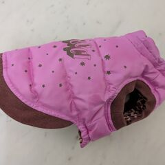 ７．小型犬用　お洋服　ペットパラダイス　リバーシブルダウン（羽毛100％）ジャケット　３Sの画像