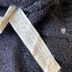 ZARA MAN ダークグレー ニットカーディガン Lサイズの画像