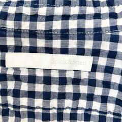 【美品 / Spick&Span】シャーリングギンガムシャツ シワ加工 サイズFの画像