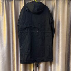 RAF SIMONS (ラフシモンズ) 05AW POLTERGEIST期 ARCHIVE ポルターガイスト期 パッチワーク モッズコートアウター ブラック アーカイブの画像