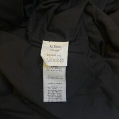 RAF SIMONS (ラフシモンズ) 05AW POLTERGEIST期 ARCHIVE ポルターガイスト期 パッチワーク モッズコートアウター ブラック アーカイブの画像