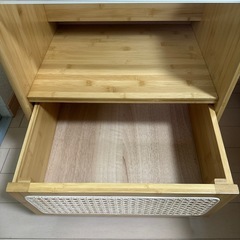 COSTWAY サイドテーブル　チェストの画像