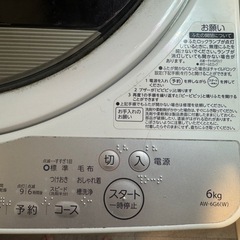 [お話中]TOSHIBA 6キロ洗濯機の画像