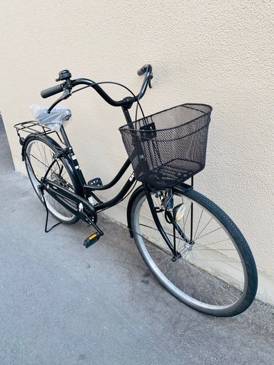 ※ 決まりました！ ※ 26インチの普通のママチャリ。後ろタイヤ新品です。自転車屋なので防犯登録も同時にできて色んな手間がないですよ