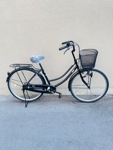 ※ 決まりました！ ※ 26インチの普通のママチャリ。後ろタイヤ新品です。自転車屋なので防犯登録も同時にできて色んな手間がないですよ