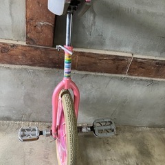 ブリジストン ピンク 一輪車の画像