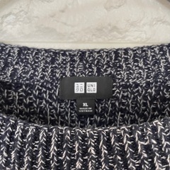 UNIQLO XLサイズ ニットセーター グレー 美品の画像