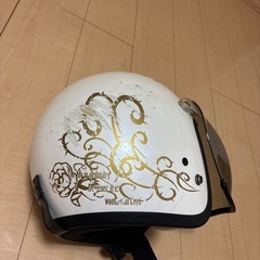 バイク用ヘルメット2種類の画像