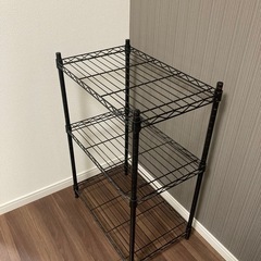 収納家具　スチールラックの画像