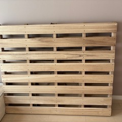 すのこベッドフレームセミダブルの画像