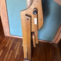 木製ベビーチェア 折りたたみ式の画像