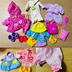メルちゃん　ぽぽちゃん　メルちゃんおしゃれクローゼット　おままごと　まとめ売りの画像