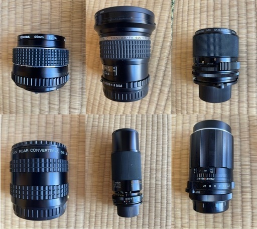 PENTAX 645NⅡとASAHI PENTAX付属品多数