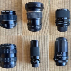 PENTAX 645NⅡとASAHI PENTAX付属品多数の画像
