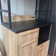 キッチンカウンター　キッチン収納の画像
