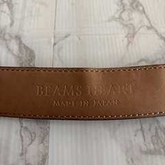 【日本製】黒レザーシンプルベルトの画像