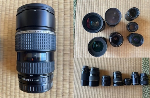 PENTAX 645NⅡとASAHI PENTAX付属品多数