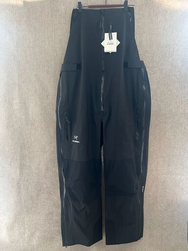 ARC'TERYX (アークテリクス) ×JIL SANDER GORE-TEX PANTS WITH BIB×ジル サンダー ゴアテックス ビブ付きパンツ ブラック