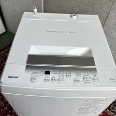 TOSHIBA 洗濯機4.5k 2023年製の画像
