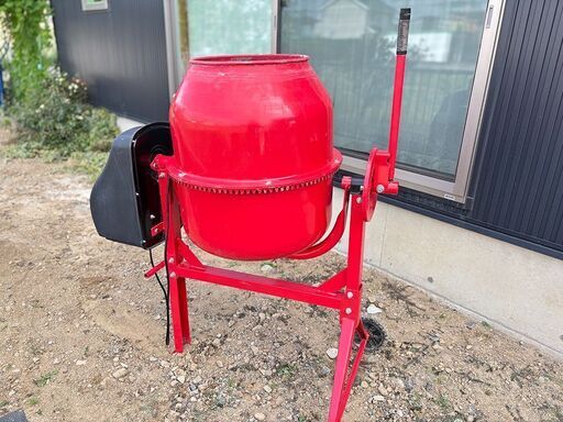★練り上げ量60L★【電動コンクリートミキサー】中古品