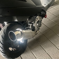 アドレスV125g CF46A規制前 ワンツー 極上フルカスタム車 希少　マットブラックの画像