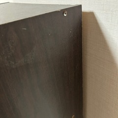 カラーボックス　茶色　ダークブラウンの画像