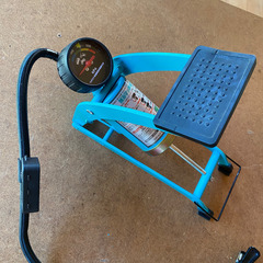 新品 フットポンプ 空気圧計付きの画像