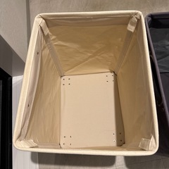 キャスター付ランドリーバスケット2個の画像