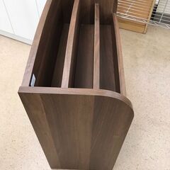 【ジャングルジャングル岩出店】【A873】マガジンラック ブラウン 中古 家具 和歌山 岩出市 紀の川市 海南市の画像