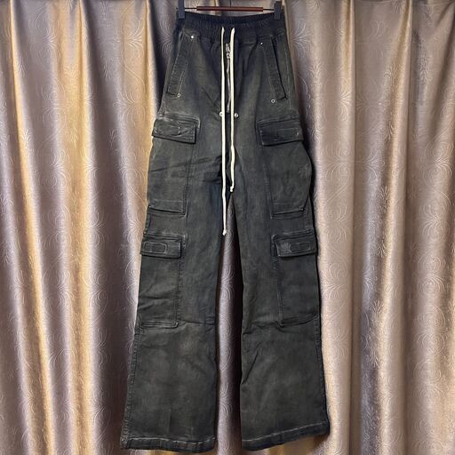 メンズ RICK OWENS DOUBLE CARGO JUMBO BELAS