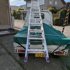 梯子　１２尺　伸縮式　アルインコの画像