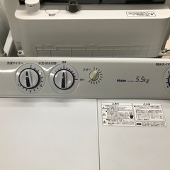 Haier二槽式洗濯機5.5Kg/2020年の画像