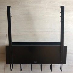 山崎実業デスク下 ケーブル & ルーター収納 ラック の画像