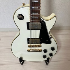 【ギター始めたい方おすすめ】K-GARAGE レスポール エレキギター アルペンホワイトの画像