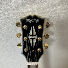 【ギター始めたい方おすすめ】K-GARAGE レスポール エレキギター アルペンホワイトの画像