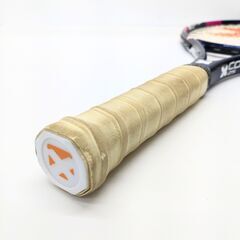 店頭引き渡し 中古 パシフィック エックス コンプ 25 ジュニア 硬式ラケット テニス ブルー系 カバー付き PACIFIC X COMP 25の画像