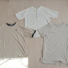 レディース服9点セット ユニクロ JaVa AMERICAN HOLIC Tシャツ デニム ワンピース ロングTシャツ ヘンリーネック キャミソール 半袖 白 ベージュ ジーンズ ホワイト の画像