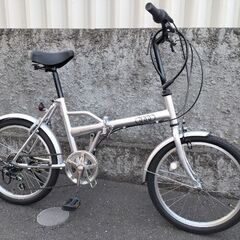 SHIMANO - ♡SHIMANO 6段切り替え折りたたみ自転車 中古品♡ SHIMANO - ♡SHIMANO 6段切り替え折りたたみ自転車 中古品