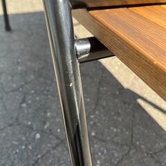 ★美品! Leverage レバレッジ テーブル 木製 ローテーブル 組み立て式テーブル 使用時サイズ(約)110×44×H35cm　リサイクルショップ札幌　買取本舗　西野店の画像