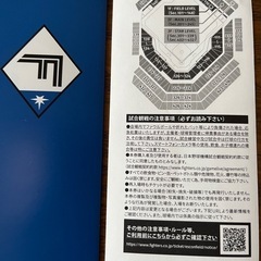 8月19日(火)ファイターズチケット１枚の画像