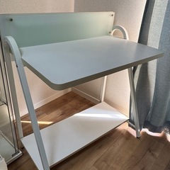デスク　ホワイト　美品の画像