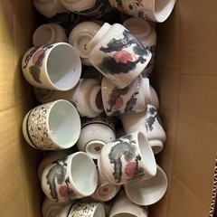 昭和の食器　お猪口　　ご飯茶碗　湯呑みの画像